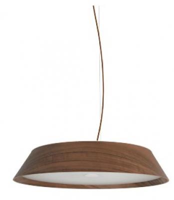 Noyer 330mm 25W Walnut Timber LED Pendant